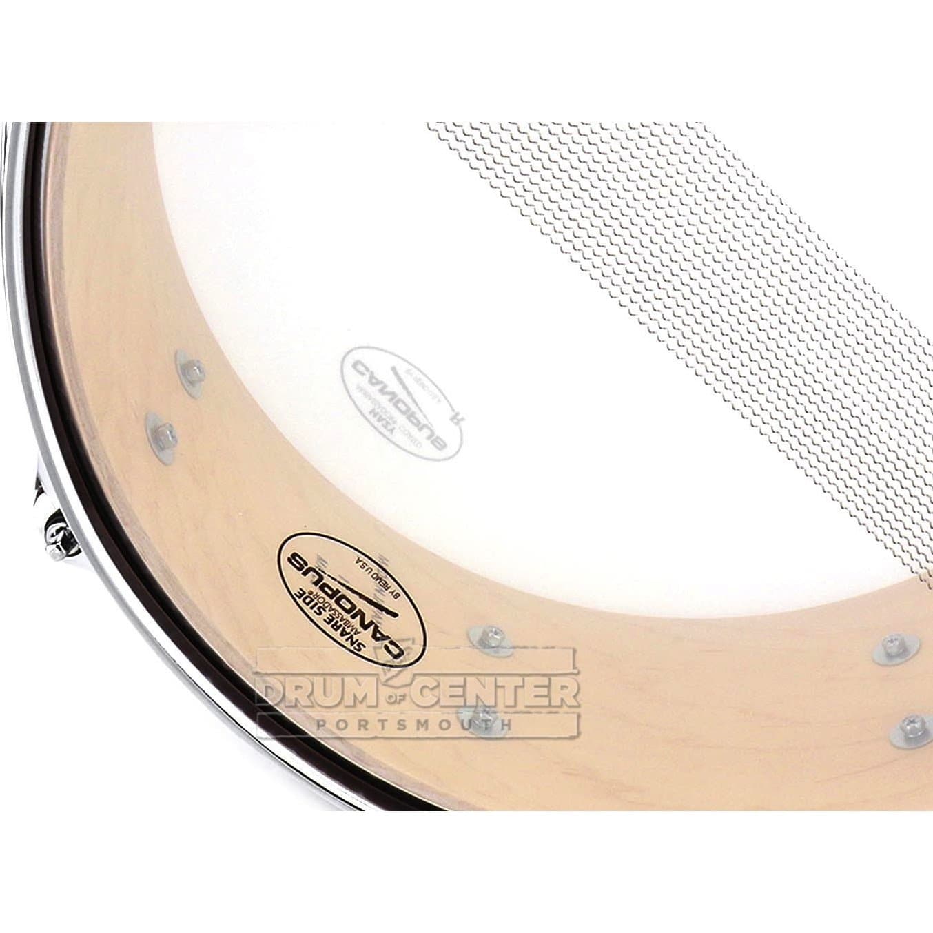 Canopus Yaiba Maple Snare Drum 14x5.5 Antique Natural Matte Lacquer