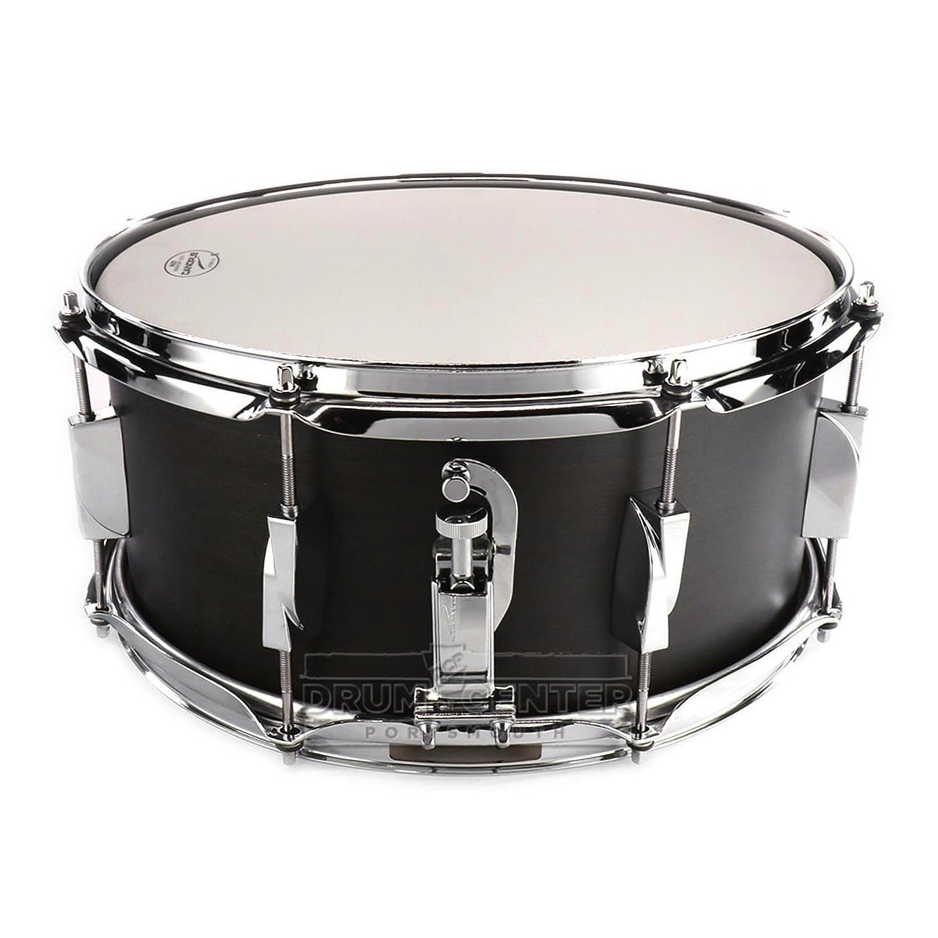 Canopus Yaiba Maple Snare Drum 14x6.5 Ebony Matte Lacquer