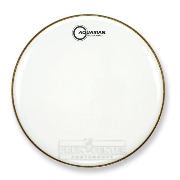 Aquarian Snare/Tom Heads : Classic Clear Drumhead 08 White