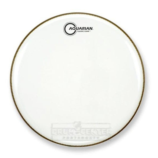 Aquarian Bass Drum Heads : Classic Clear Bass Drumhead 30 White