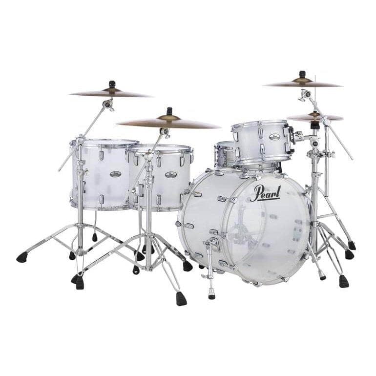 Pearl Crystal Beat 4pc Drum Set 22/12/14/16 Frosted