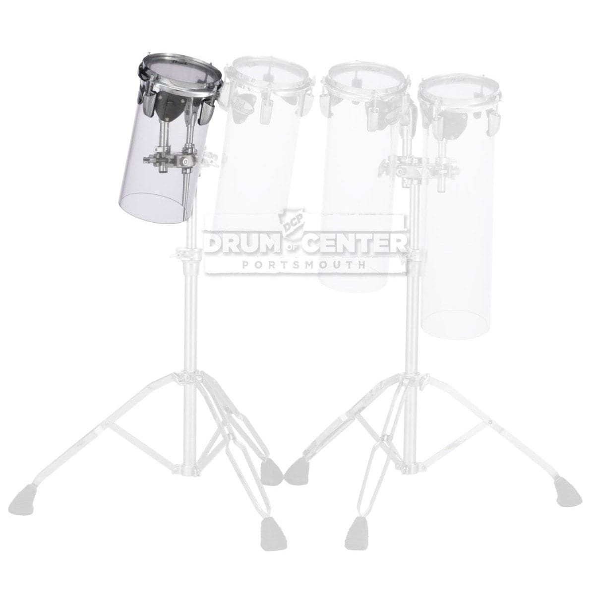 Pearl Crystal Beat 6"x12" Rocket Tom - Ultra Clear