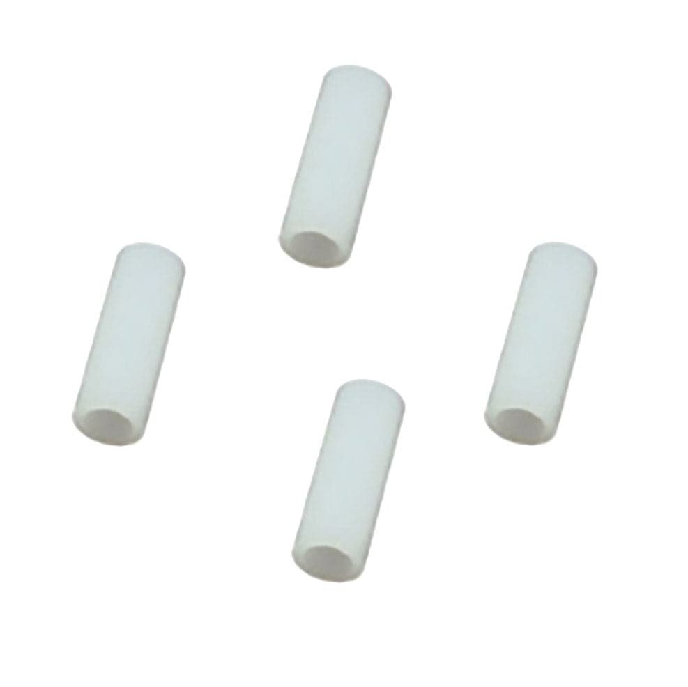 Danmar Cymbal Tilter Sleeves, Hard Plastic White (6mm) - 4 Per Pack