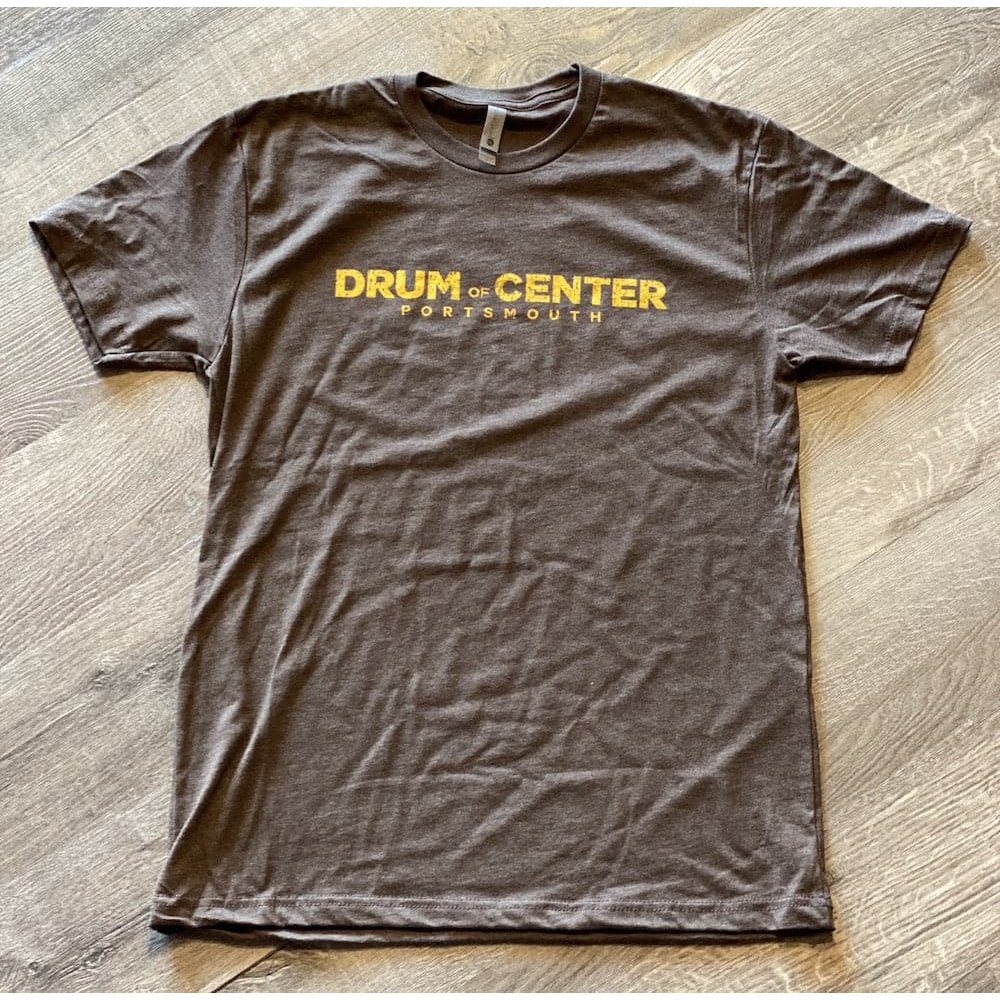 DCP Apparel : T-Shirt, Brown w/Gold Logo, Small