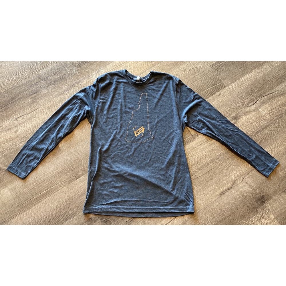 DCP Apparel : Long Sleeve Shirt, Blue, NH Logo, Small