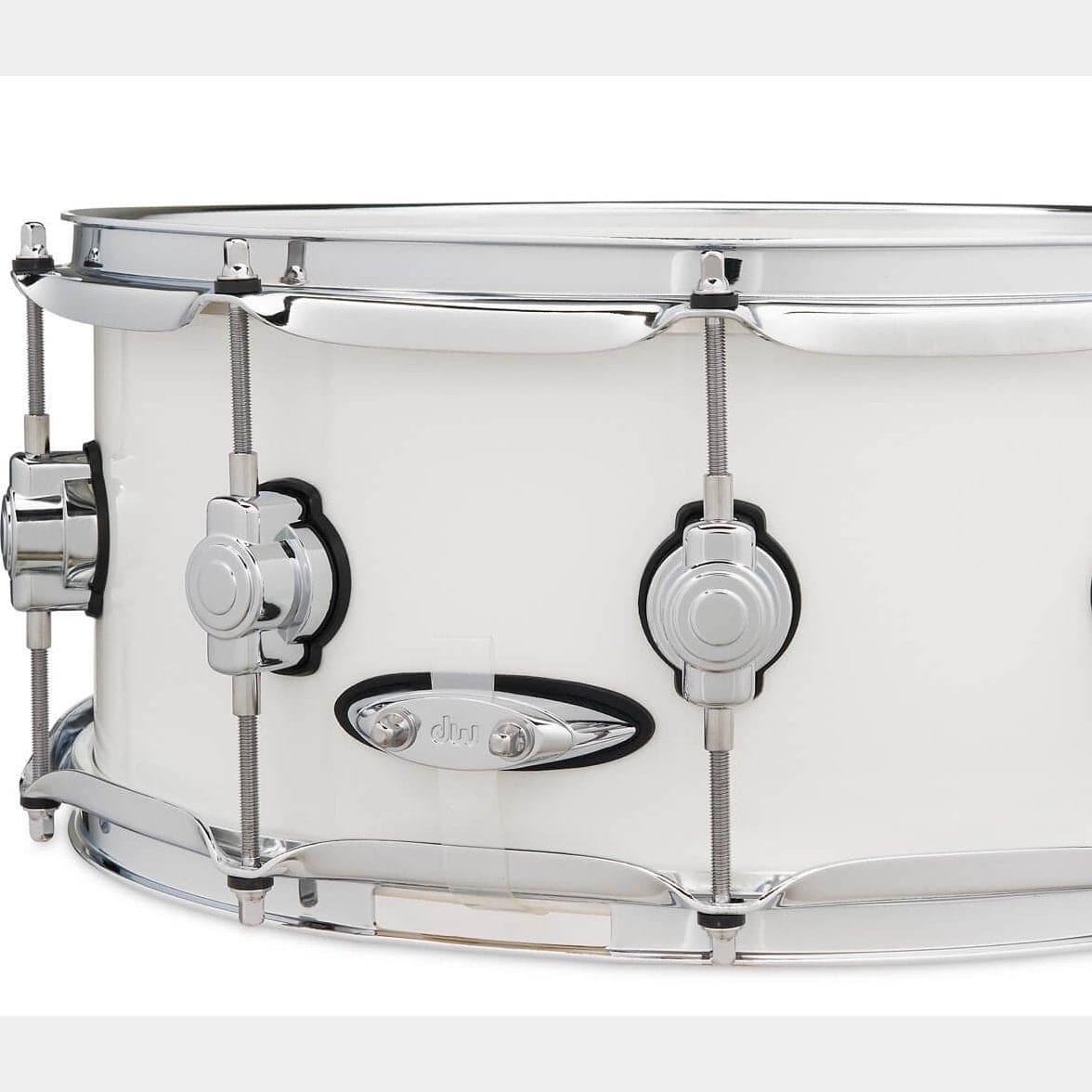 DW Design Snare Drum 14x6 Gloss White