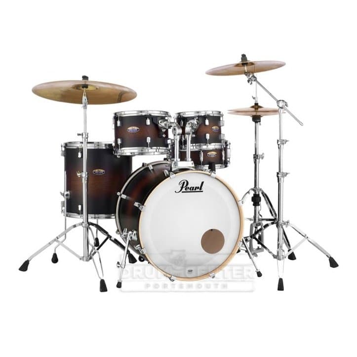 Pearl Decade Maple 22/16/12/10/14S 5-pc. Drum Set, Satin Brownburst