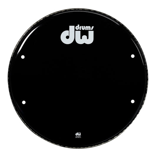 DW Drum Heads : 26 Inch Gloss Black Bass Drum Head