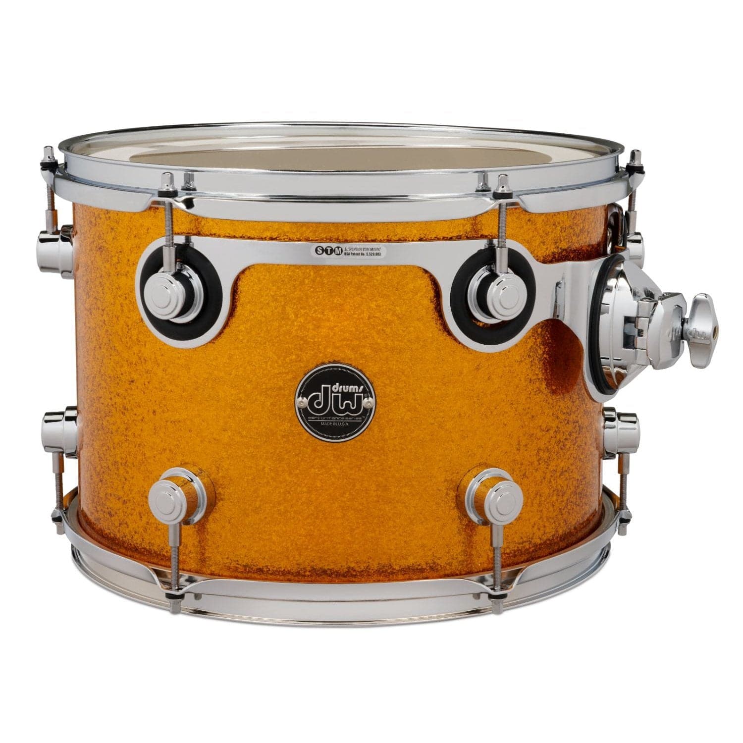 DW Performance Series Finishply Rack Tom 13x9 Gold Sparkle