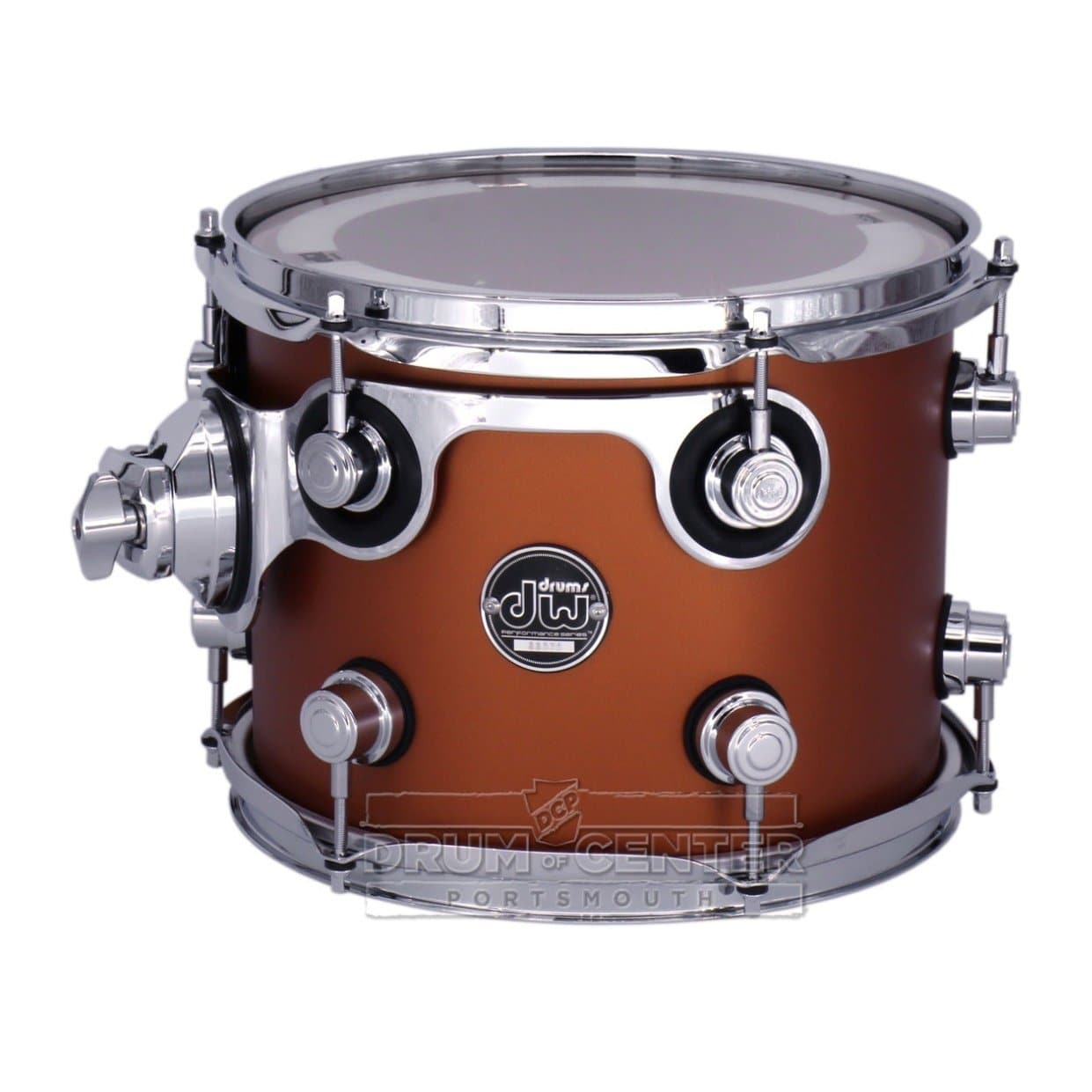 DW Performance Rack Tom 8x7 Hard Satin American Rust