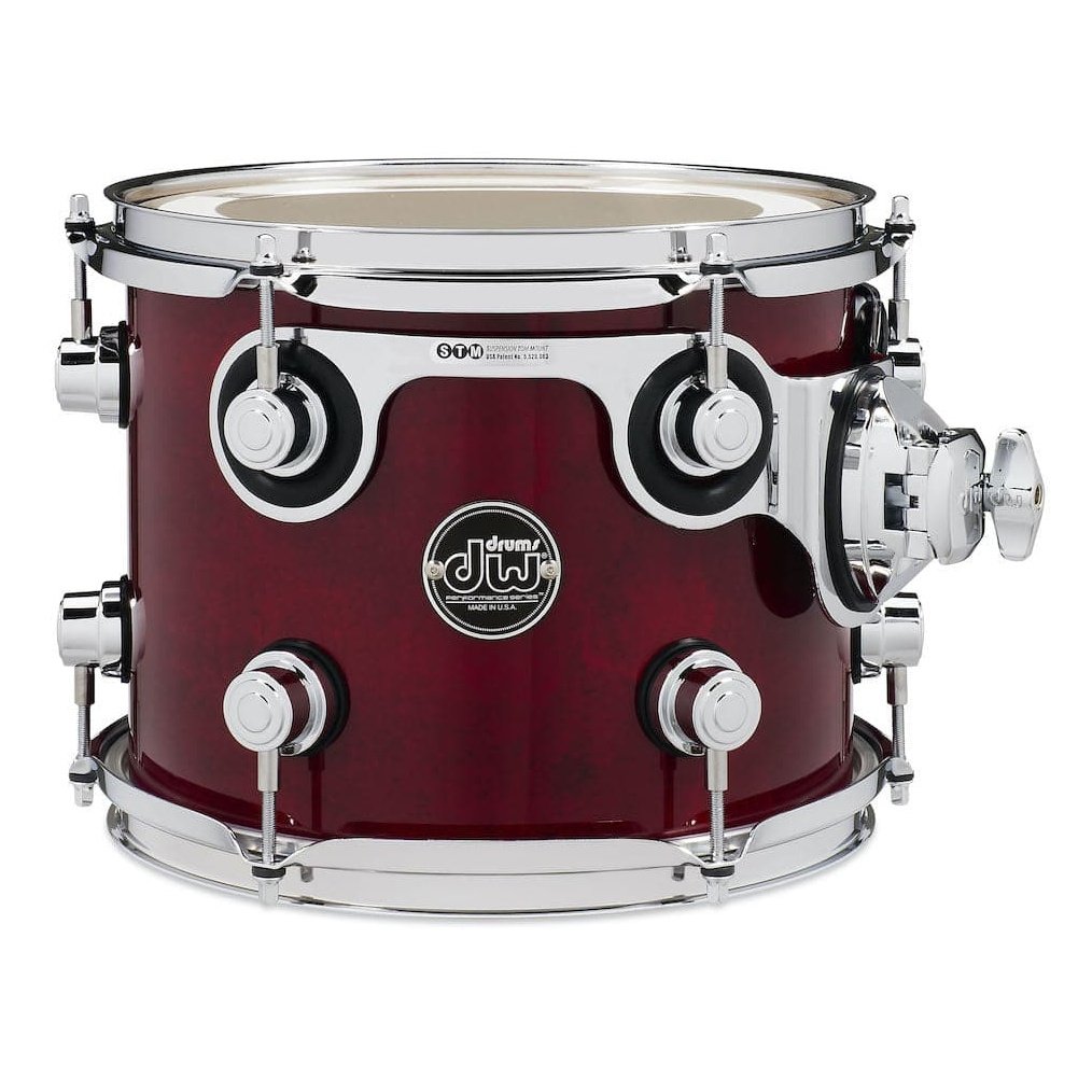 DW Performance Rack Tom 10x8 Cherry Stain