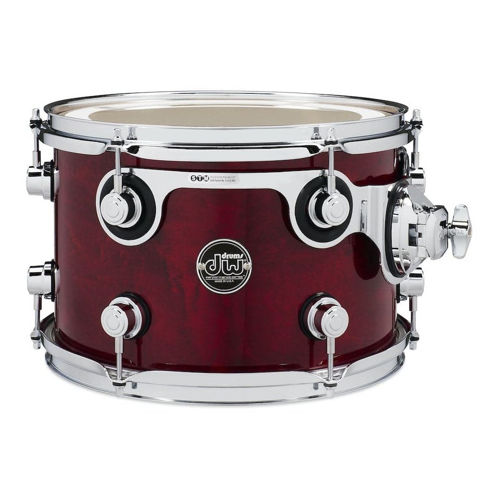 DW Performance Rack Tom 12x8 Cherry Stain