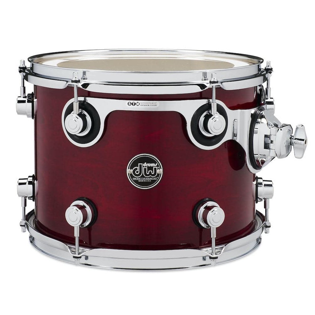 DW Performance Rack Tom 12x9 Cherry Stain