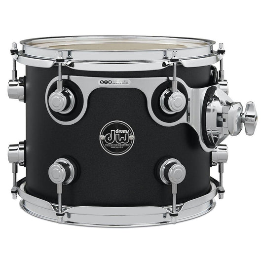 DW Performance Rack Tom 10x8 Hard Satin Charcoal Metallic
