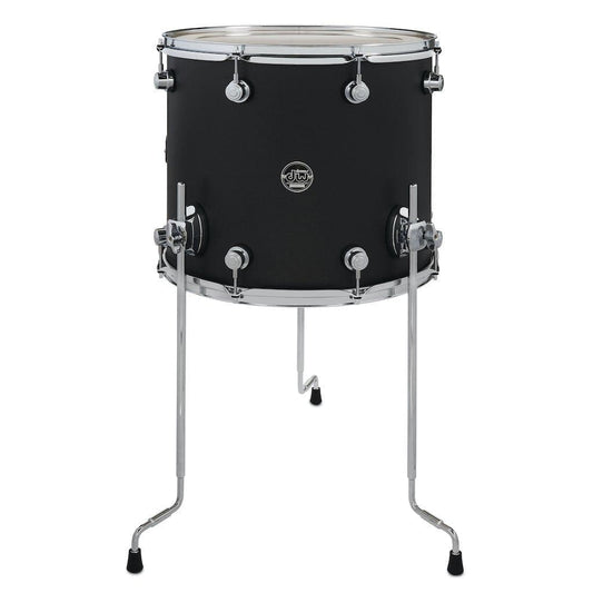 DW Performance Floor Tom 16x14 Hard Satin Charcoal Metallic