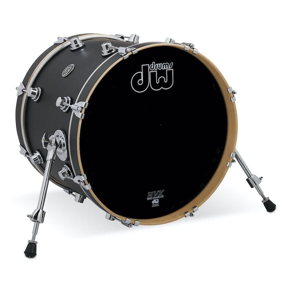 DW Performance Bass Drum 18x14 Hard Satin Charcoal Metallic