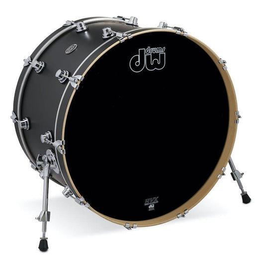 DW Performance Bass Drum 24x14 Hard Satin Charcoal Metallic