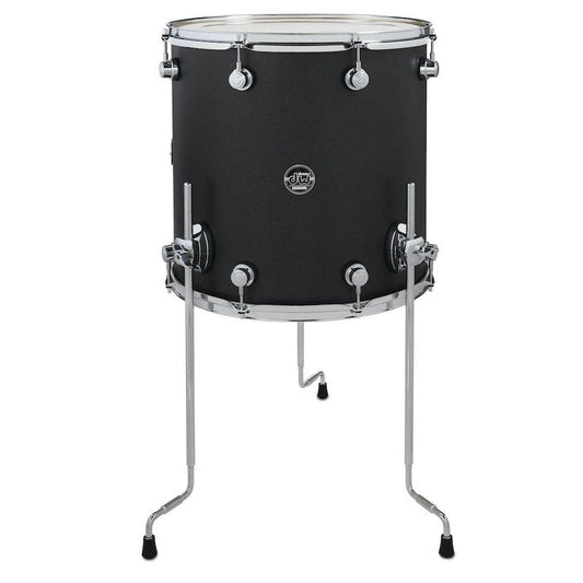 DW Performance Floor Tom 16x16 Hard Satin Charcoal Metallic