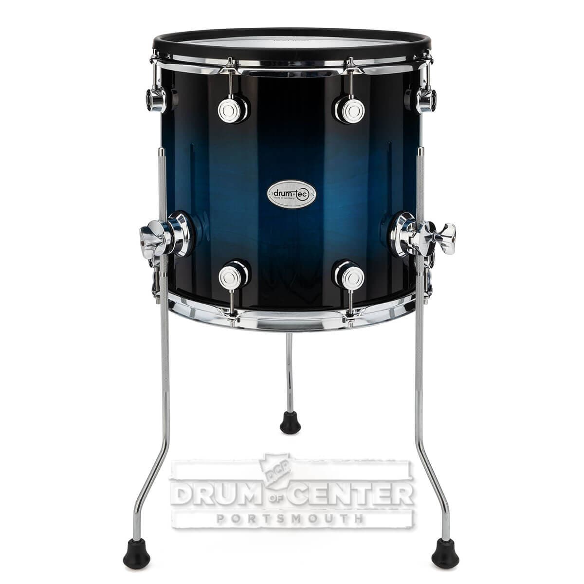 Drum-Tec Pro 3 Series E-Floor Tom 14x13 Blue Burst