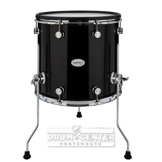 Drum-Tec Pro 3 Series E-Floor Tom 16x15 Piano Black