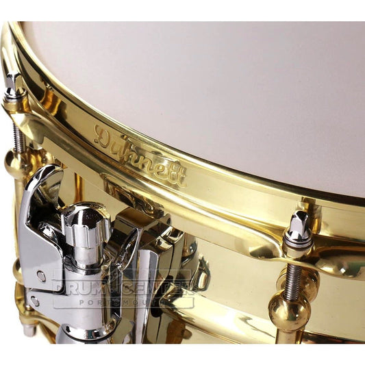 Dunnett Classic 2N Triple Brass Snare Drum 14x5.5