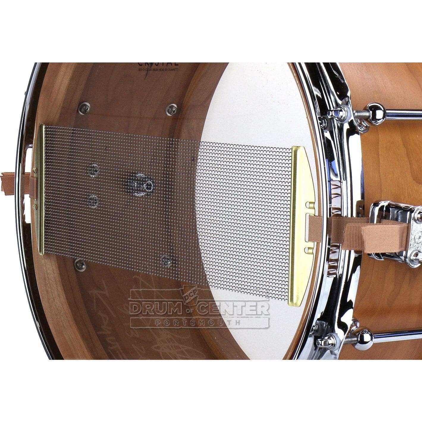 Dunnett Classic MonoPly Cherry Snare Drum 14x6.5 Satin Natural