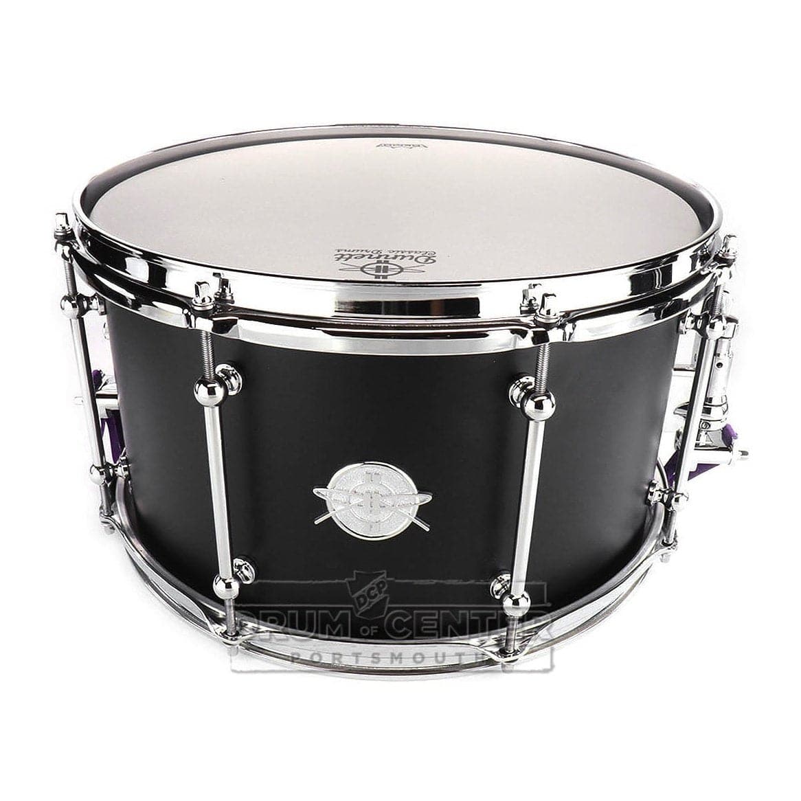 Dunnett Classic Titanium Snare Drum 14x8 Matte Black w/Chrome Hardware