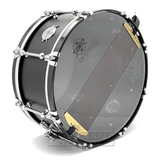 Dunnett Classic Sledge Carbon Steel Snare Drum 14x6.5 Matte Black w/Cold Rolled Hoops