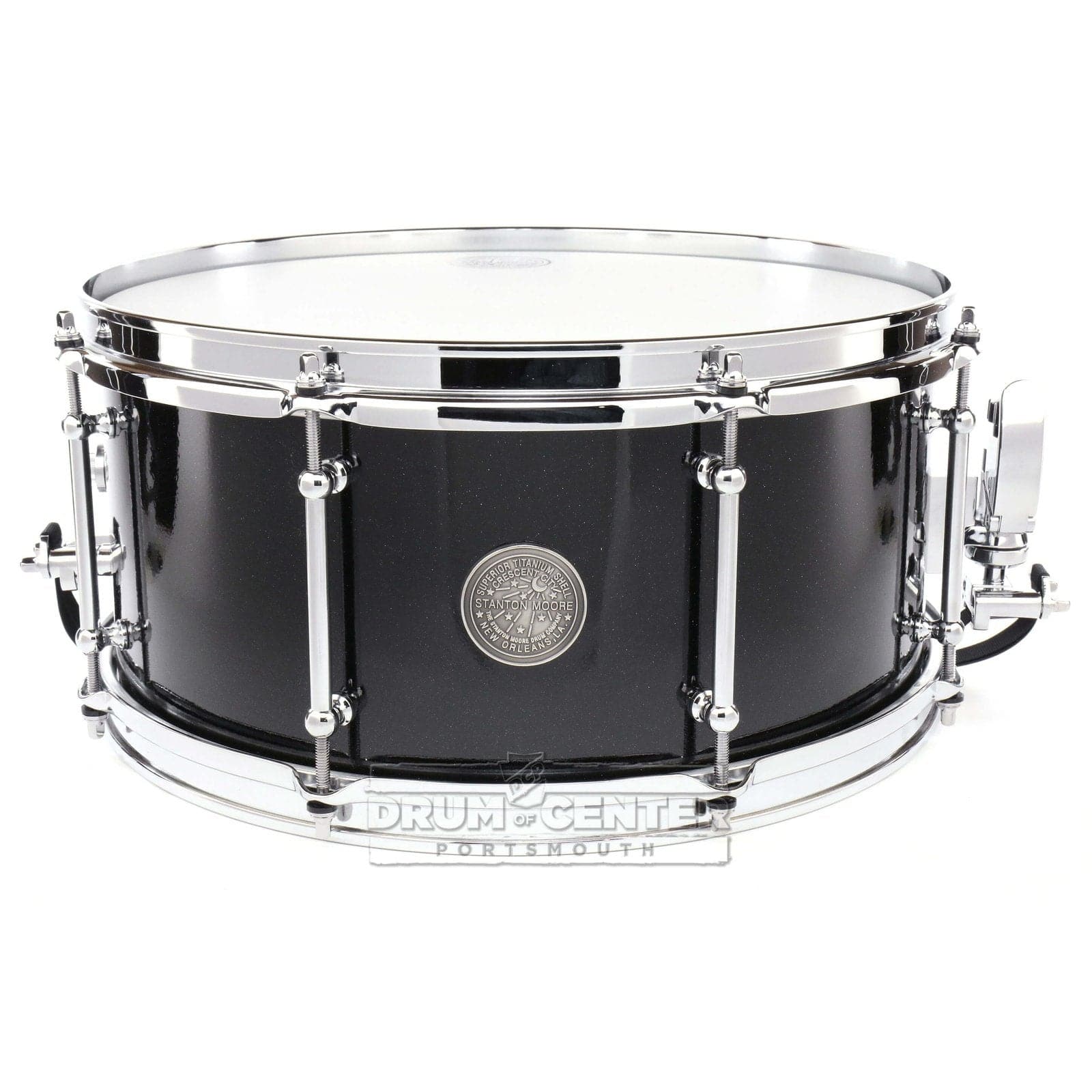 Stanton Moore Spirit of New Orleans Titanium Snare Drum 14x6.5 Galactic Black