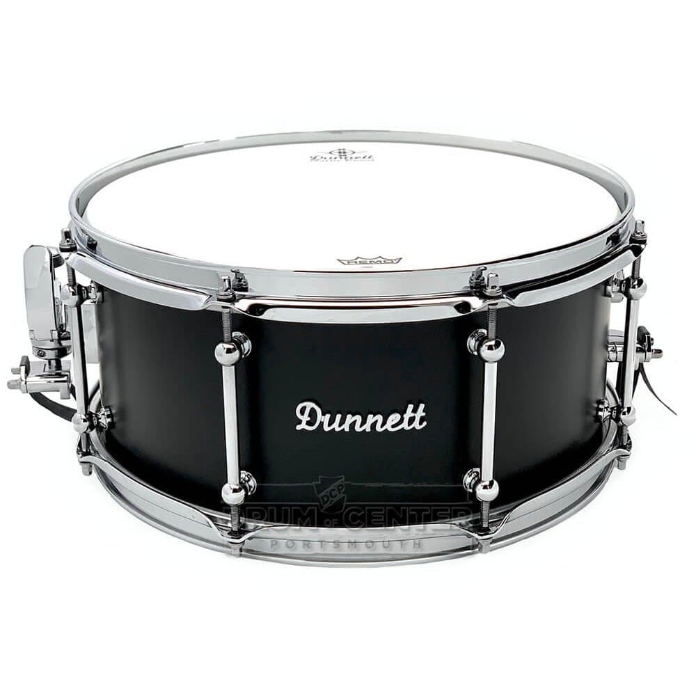 Dunnett Classic Titanium Snare Drum 14x6.5 Matte Black REFURB
