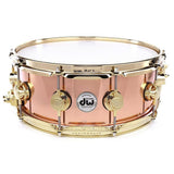 DW Collectors 3mm Copper Snare Drum 14x5.5 Gold Hw