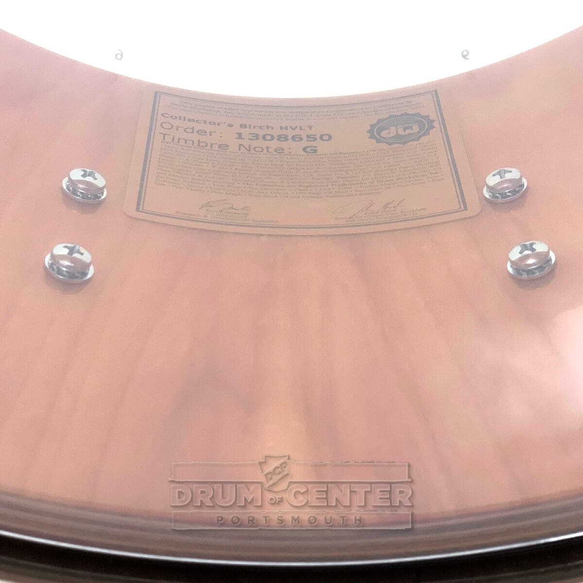 DW Collectors Birch Snare Drum 14x7 Kurillian Birch w/Nickel Hardware