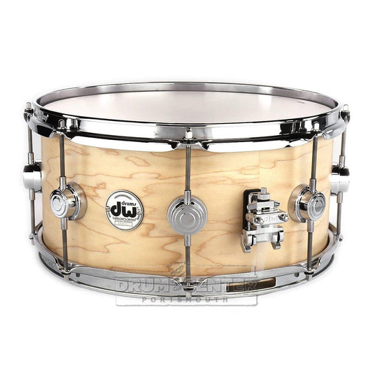 DW Collectors Maple Snare Drum 14x6.5 Satin Natural - Custom Profile!