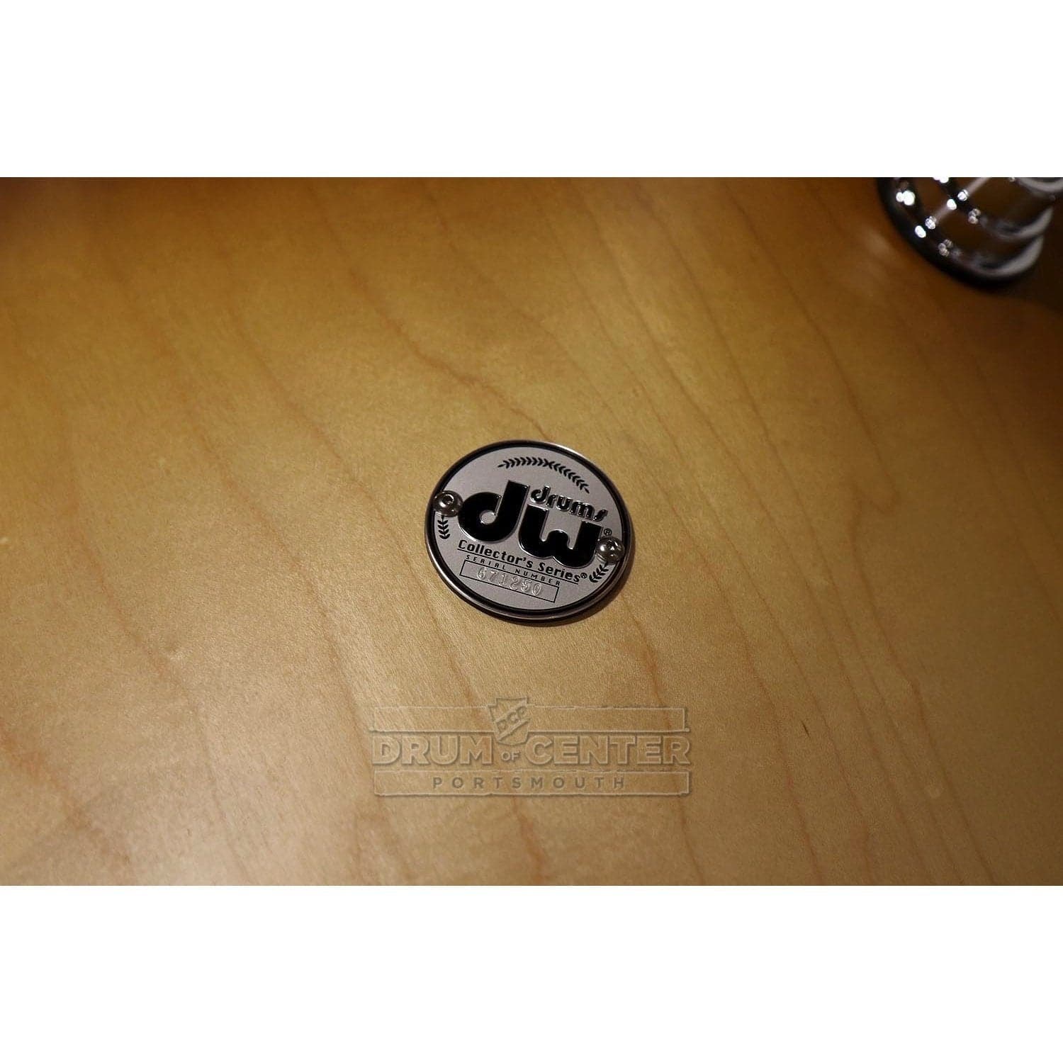 Used DW Collectors Pure Maple 4pc Drum Set Satin Natural/Burnt Toast Fade
