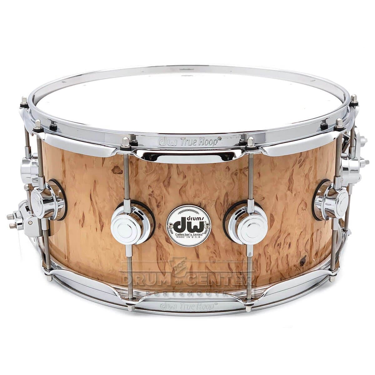 DW Collectors VLT Maple Snare Drum 14x6.5 Kurillian Birch