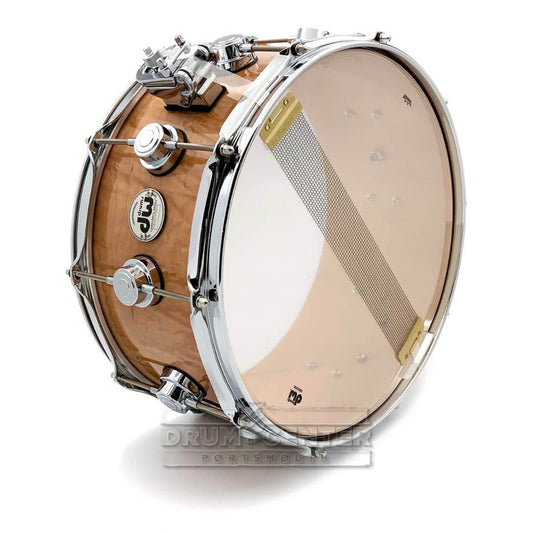 DW Collectors VLT Maple Snare Drum 14x6.5 Natural Super Curl