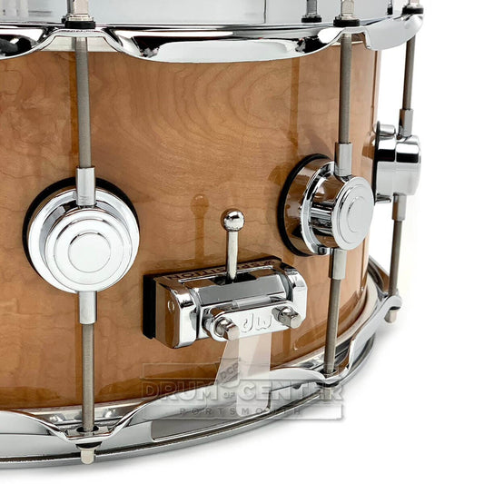 DW Collectors VLT Maple Snare Drum 14x6.5 Natural Super Curl
