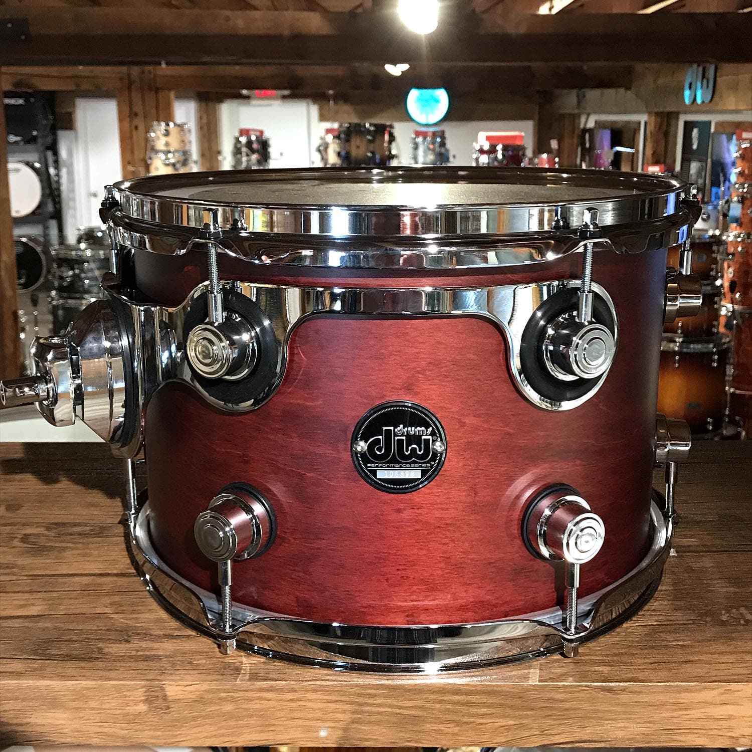 DW Performance Rack Tom 12x8 Satin Tobacco