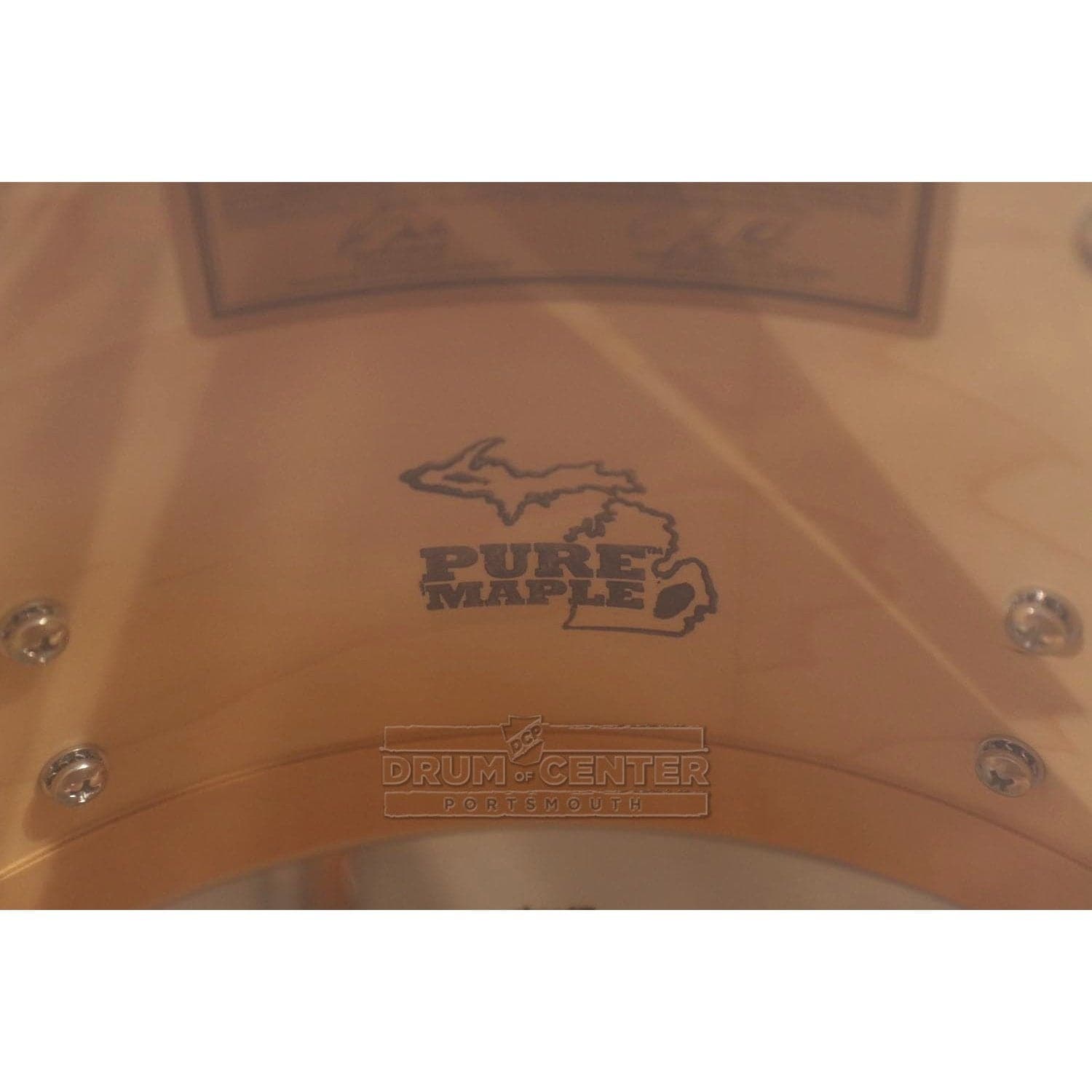 Used DW Collectors Pure Maple 4pc Drum Set Satin Natural/Burnt Toast Fade