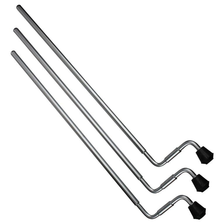 DW DWSMFLT21ALSC Tom Legs, 21, Aluminum, Satin Chrome (3 Pk)