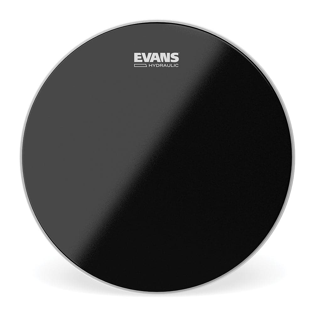 Evans Hydraulic Coated Black Drum Head 14"