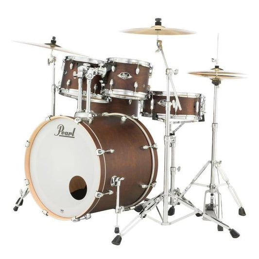Pearl Export Lacquer Bass Drum 24x18 (w/Mount) Satin Brown