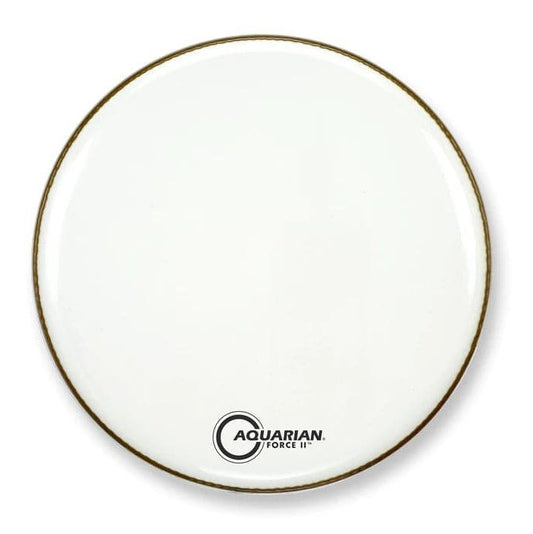 Aquarian Full Force II Bass Drum Head 24" White