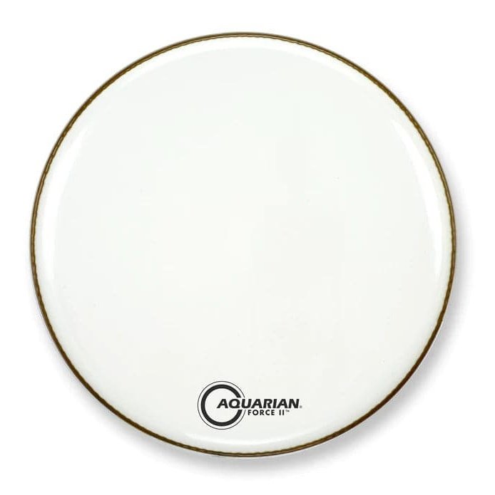 Aquarian Full Force II Bass Drum Head 22" White