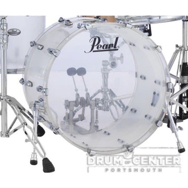 Pearl Crystal Beat Acrylic Bass Drum 24x14 Frosted