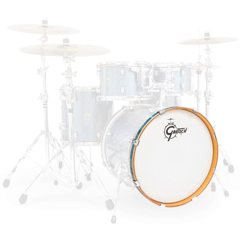 Gretsch Catalina Maple 18in Bass Drum Hoop - Aqua Sparkle