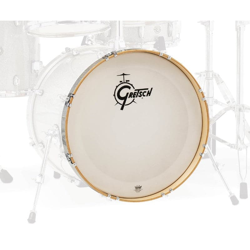 Gretsch Catalina Maple 22 In Bass Drum Hoop Silver Sparkle