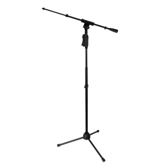 Gator Frameworks Tripod Mic Stand with Telescoping Boom and Deluxe One-Handed Clutch