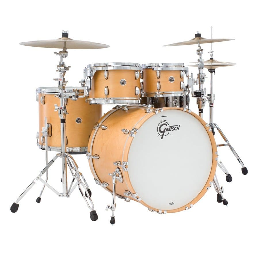 Gretsch Brooklyn 4pc Euro Drum Set Satin Natural