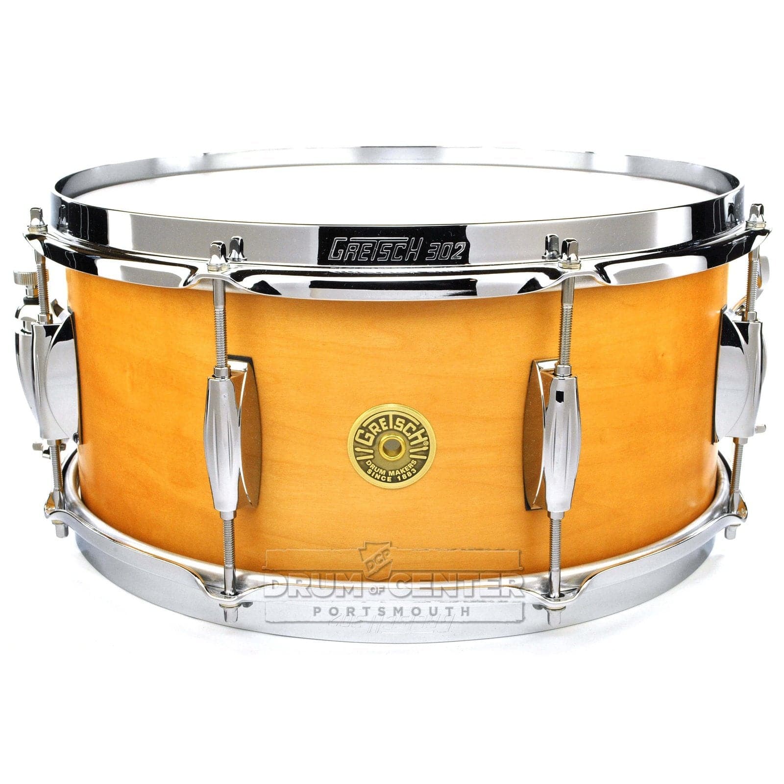 Gretsch Broadkaster Snare Drum 14x6.5 8-Lug Satin Natural